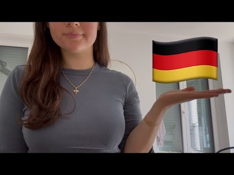 Asmr // German Trigger Words (super tingly!!! I promise)🇩🇪😴