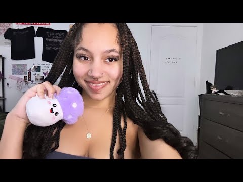 asmr mouth sounds and stress ball 🍄