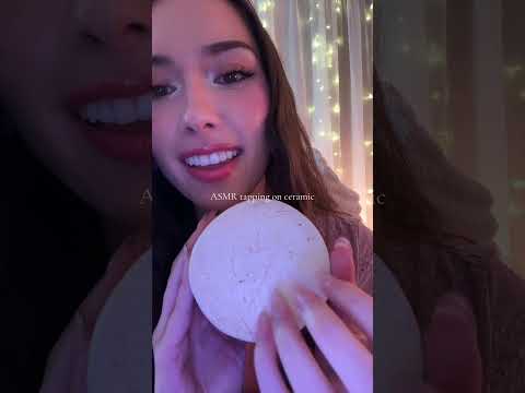 #ASMR tapping on my first ceramic mug! hand built by me ☺️☕️