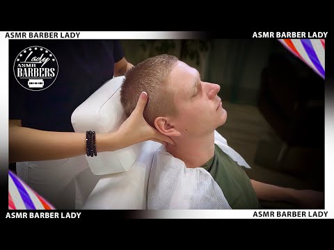 ASMR Head Massage by Barber Lady Irene