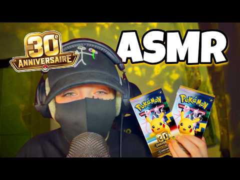 ASMR Français • OUVERTURE BOOSTER 30 ANS POKEMON ! (mini tins)