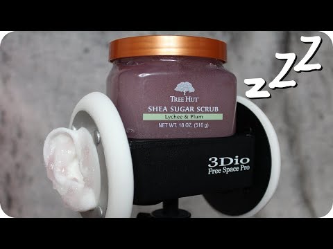 ASMR Body Butter, Jojoba Oil, & Scrub Ear Massage to Help You Relax, Sleep, & Study ♥ (No Cupping)