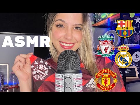 ASMR SUSSURRANDO NOMES DOS CAMPEÕES DA CHAMPIONS LEAGUE