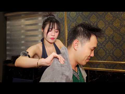 ASMR: She Put Me to Sleep AGAIN! Experience Full Service Barbershop Massage at King Royal