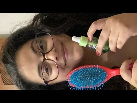 ASMR com a Lari ao VIVO - Rotina noturna de cuidados