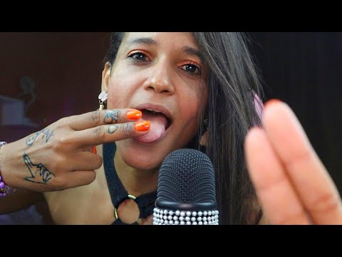 ASMR FAST SPIT PAINTING MAS VOCE PRECISA SEGUIR MINHAS INSTRUCOES 👅💦
