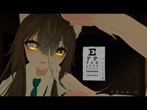With or Without / Lens 1 or Lens 2 Ocular Assessment | VRChat ASMR