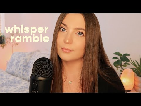 ASMR Close Clicky Whispering 💕 (Whisper Ramble)