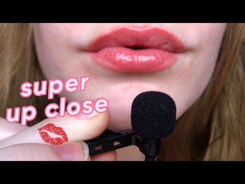 ASMR up close kisses, semi inaudible, tktk sounds & personal attention! #lofiasmr