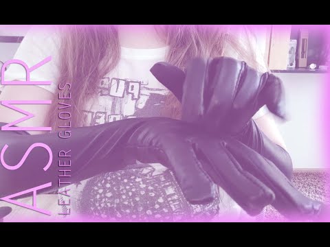 ASMR Leather gloves | Scratching |