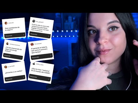 ASMR Q&A | Preguntas y Respuestas 🙈