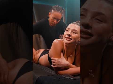 ASMR oil massage for Anna’s legs and thighs #asmrmassage