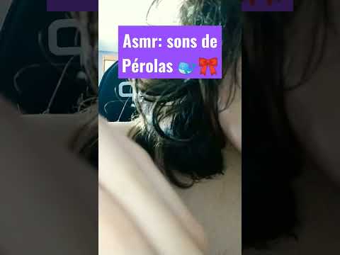 ASMR sons de pérolas 😴 #asmr #asmrsounds #asmrshorts #asmrnotalking