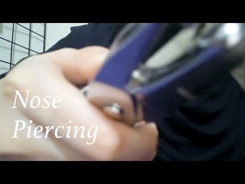 ASMR | 1 Minute Fast & Aggressive Nose Piercing Roleplay