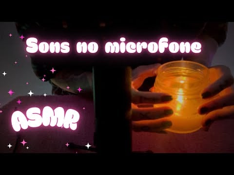 ASMR | *Sem sons de boca* | No talking | Vela queimando | Sons no microfone para arrepiar 