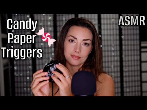 ASMR Best trigger! Candy paper! Super relaxing #asmr