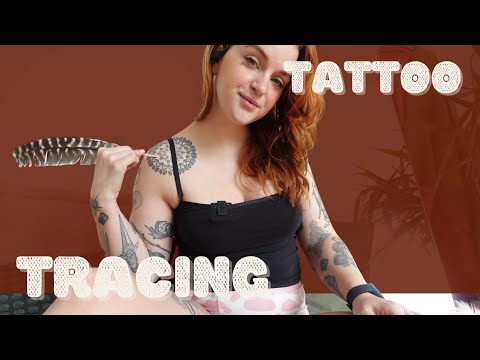 ASMR Tattoo Tracing | Tattoo Tour