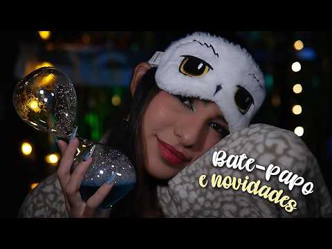 *ASMR* Conversando com VOZ SUAVE 💬