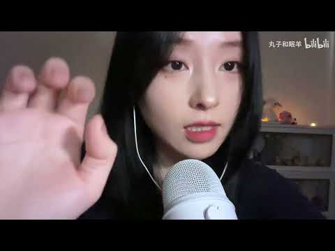Hand trigger sound, visual trigger, whisper！Coconut Rain！Relax, relieve stress and help you sleep