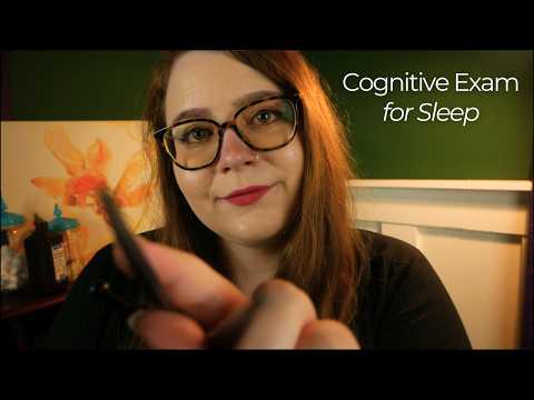 Full Cognitive Examination for Sleep (Neurological Tests, Attention/Memory) 🩺 ASMR Medical Roleplay