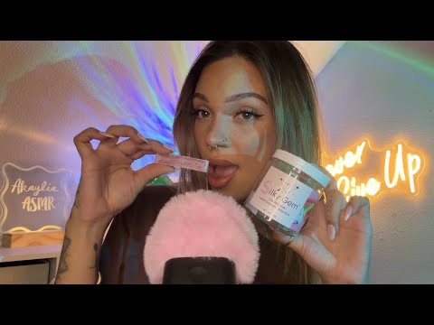 ASMR Eating Silky Gems 💕 Mouth & Crunchy Sounds