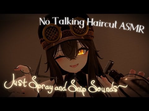 Spray Bottle and Scissors Only - No Talking | VRChat 3Dio ASMR