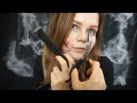 Asmr | Zombie Hair Salon | Personal Attention, Mouth Sounds, Scissors , Inaudible