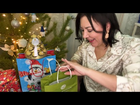 ASMR🎁РАСПАКОВКА ПОДАРКОВ НА Новый 2024 Год🎄ДЛЯ ВСЕЙ СЕМЬИ ОТ ПОДРУЖКИ СВЕТЛАНЫ