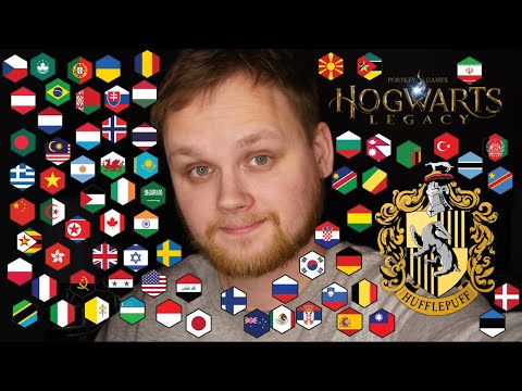 😴 ASMR for sleep 💤 whispering Hufflepuff  in 45+ languages [Harry Potter]