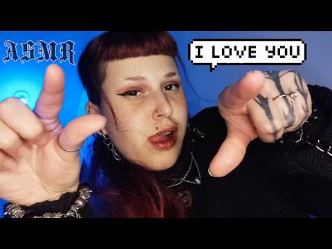 MENINA GÓTICA TOCANDO NO SEU ROSTO ATÉ VOCÊ DORMIR | ASMR