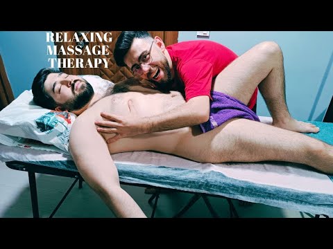 MASSAGE FROM A TURKISH MASSEUR WHO RELAXES THE WHOLE BODY DEEPLY - CHEST,LEG,BACK,FEET,BELLY MASSAGE