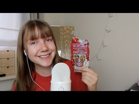 ASMR peel-off mask & whispering