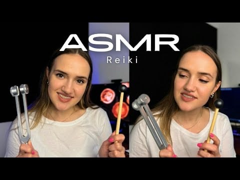 ASMR Reiki Healing with Tuning Fork ✨ Energy Cleansing & Deep Relaxation