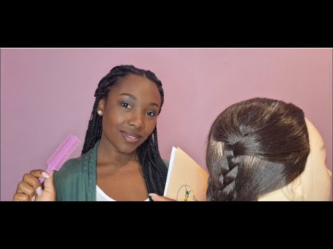 ASMR/PROFESSORA DA ESCOLA TIRA PIOLHO DOS ALUNOS (99,99% das pessoas dormiram com esse ASMR) 😴👌