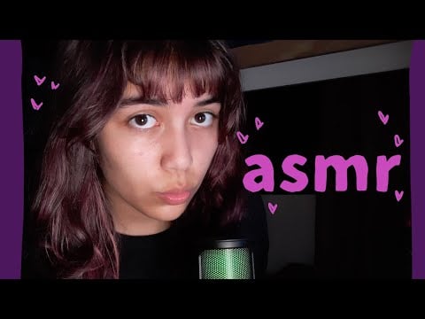 ASMR - carinho antes de dormir💤💜 | sons de mão + talking suave + tapping
