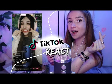 ASMR: Je réagis à des LIVE TIKTOK ( et on offre des cadeaux ! )🤞💕 video react