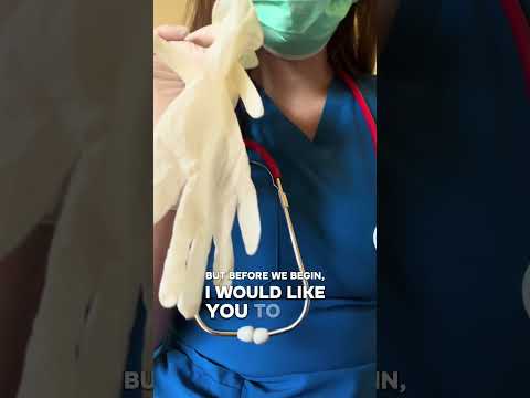 I will assist you trough this sample collection #medicalexam #nurse #roleplay #gloves