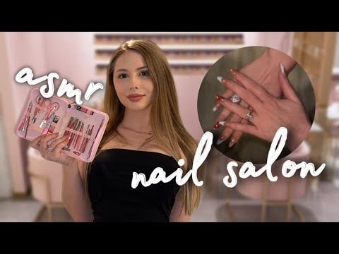 ASMR Roleplay | Nail Salon 💅🏼 (Nail Filing, Nail Clipping, Tapping) 💖