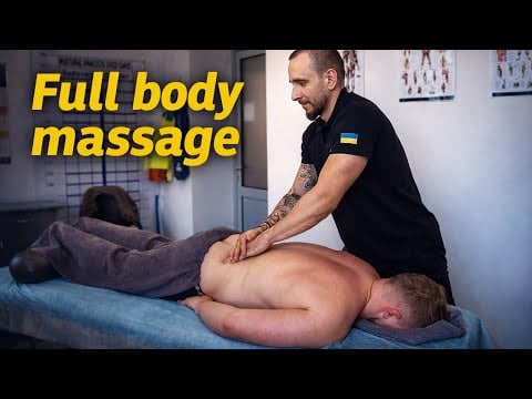 ASMR Deep Tissue Sports Massage: Back, Shoulders & Full Body Release