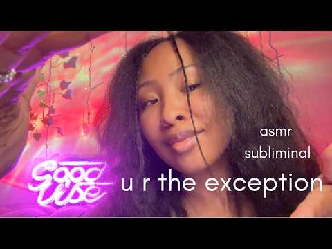 💕 asmr subliminal love transmutations 💠 | you're the exception 🪼 u can relax ✨ its going to work ✨