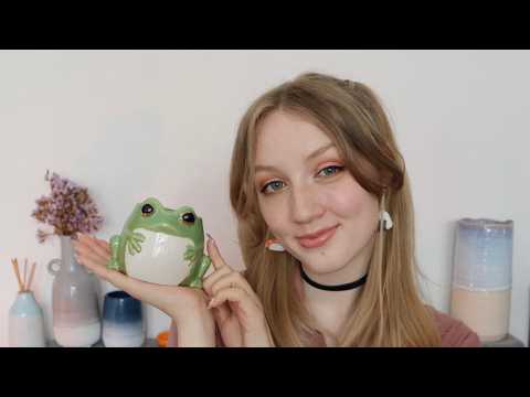 [ASMR] Relaxing ceramic shop visit 🍄 ∼ rambling, tapping