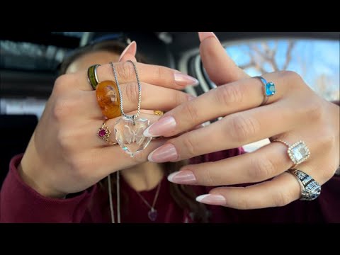 asmr/ big THRIFT STORE HAUL😍✨ (jewelry + more)