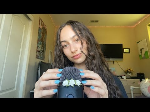 mic scratching + soft whisper rambling | asmr for deep sleep