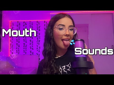 ASMR - SONS DE BOCA MOLHADOS com SENSIBILIDADE MÁXIMA 👄💦 | wet mouth sounds