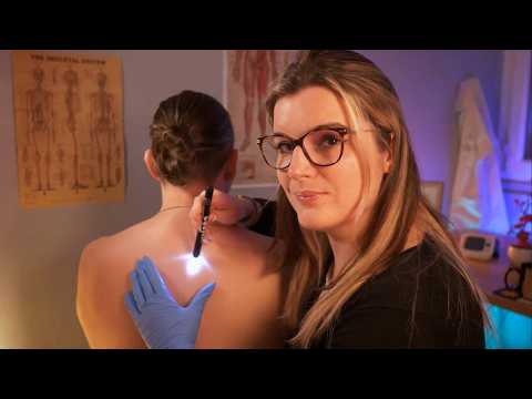ASMR médical | Examen et massage du dos très relaxant (tests, tracing... ) 💆‍♀️