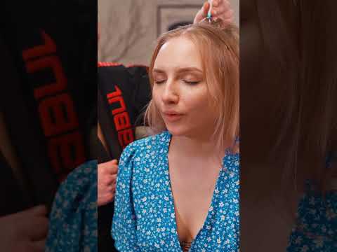 Relaxing head asmr massage for Irina #asmrmassage