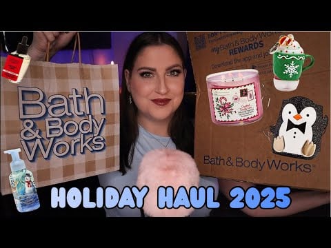 ASMR ❄️ MASSIVE Bath & Body Works Christmas & Winter Haul 🎅🏻
