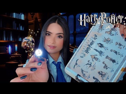 ASMR:ALUNA DE HOGWARTS FAZ EXAME DOS NERVOS CRANIANOS EM VOCÊ!