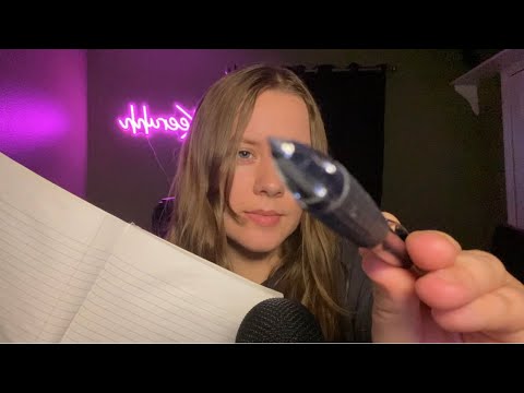 ASMR Drawing You in 1 Minute (Fast)