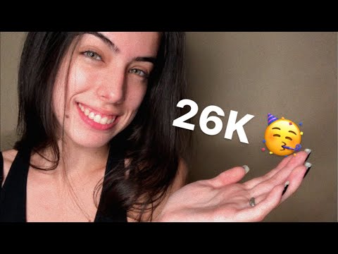 ASMR AO VIVO- vamos bater 26K juntos? 🥰